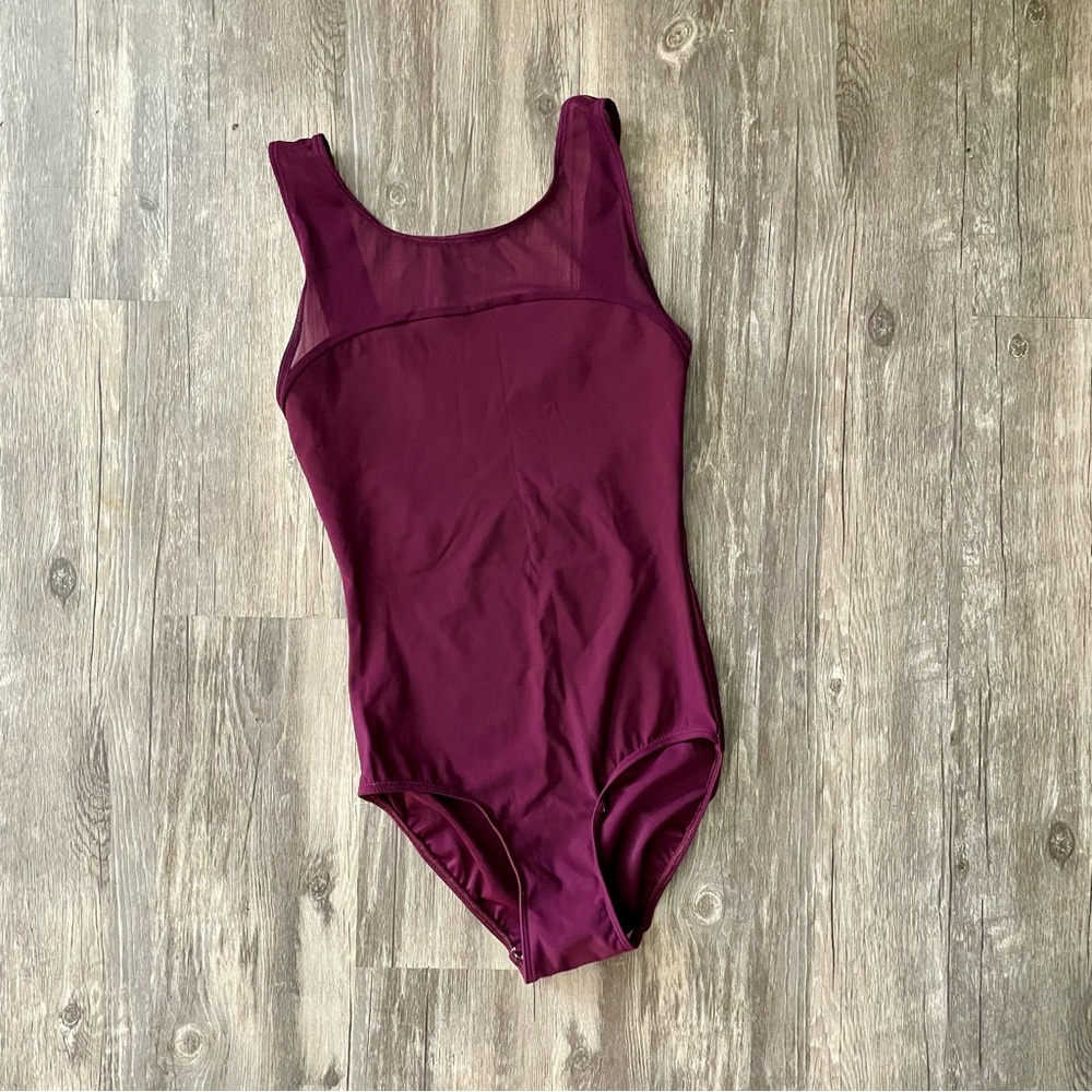 Elevé Dancewear “Ida” Leotard Dark Purple Size Medium